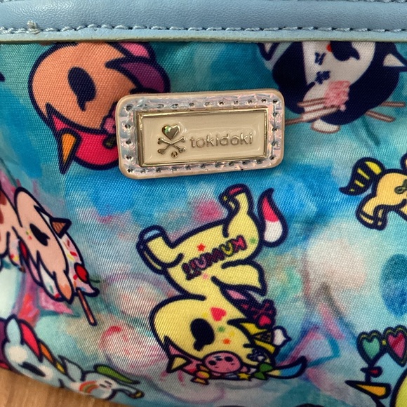 ❤️ Tokidoki Watercolor Paradise Unicorno Rainbow Fanny Pack Waist Belt Bag - Picture 6 of 16